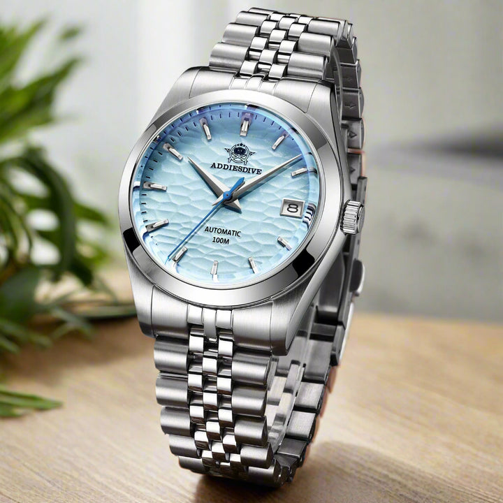 Luxury Automatic Mechanical Silver Watch