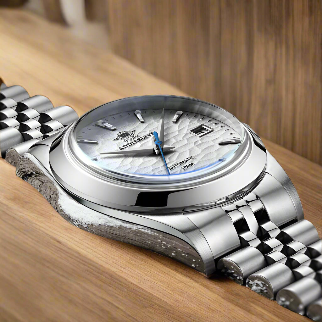Luxury Automatic Mechanical Silver Watch