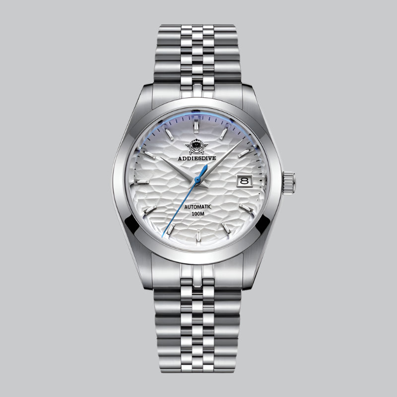 Luxury Automatic Mechanical Silver Watch