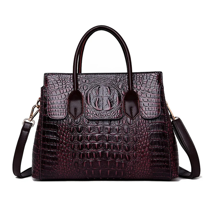 Luxury Crocodile Leather Designer Handbag