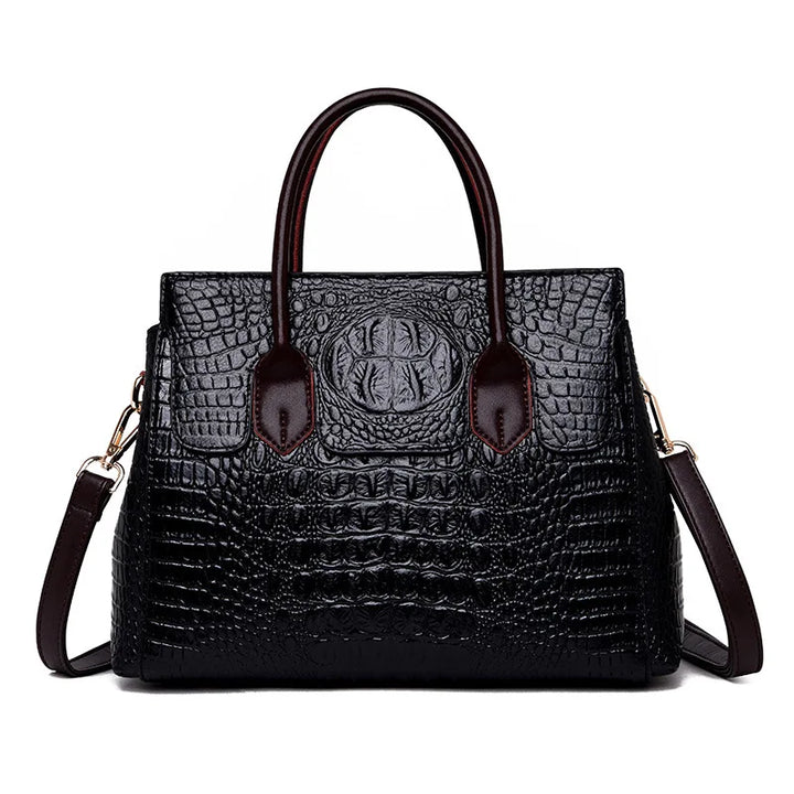 Luxury Crocodile Leather Designer Handbag