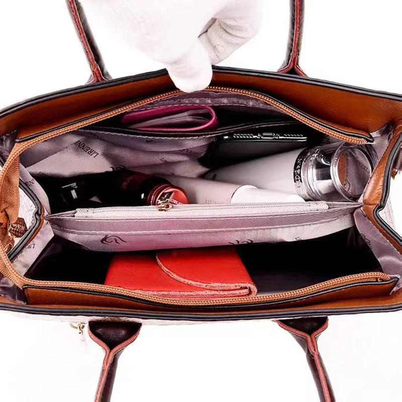 Luxury Crocodile Leather Designer Handbag