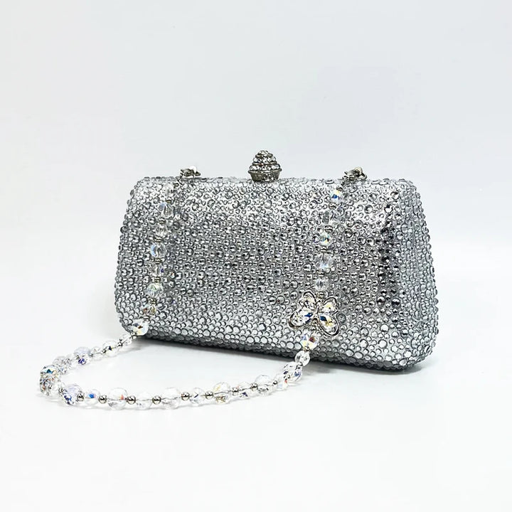 Luxury Crystal Rhinestone Evening Clutch Bag
