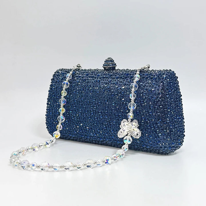 Luxury Crystal Rhinestone Evening Clutch Bag
