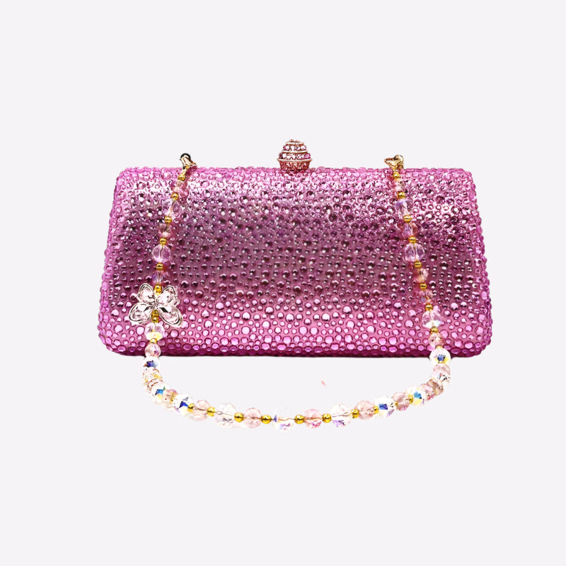 Luxury Crystal Rhinestone Evening Clutch Bag
