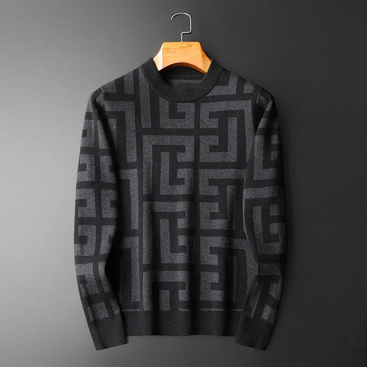 Luxury Wool Pullover Men's Sweater