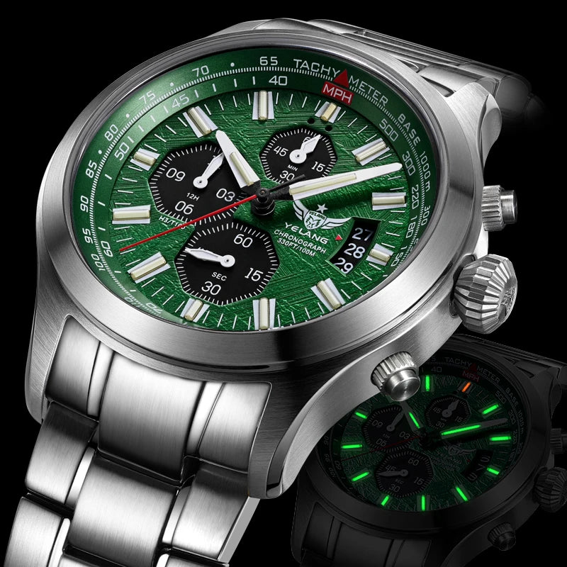Luxury Quartz Chronograph Diving Watch