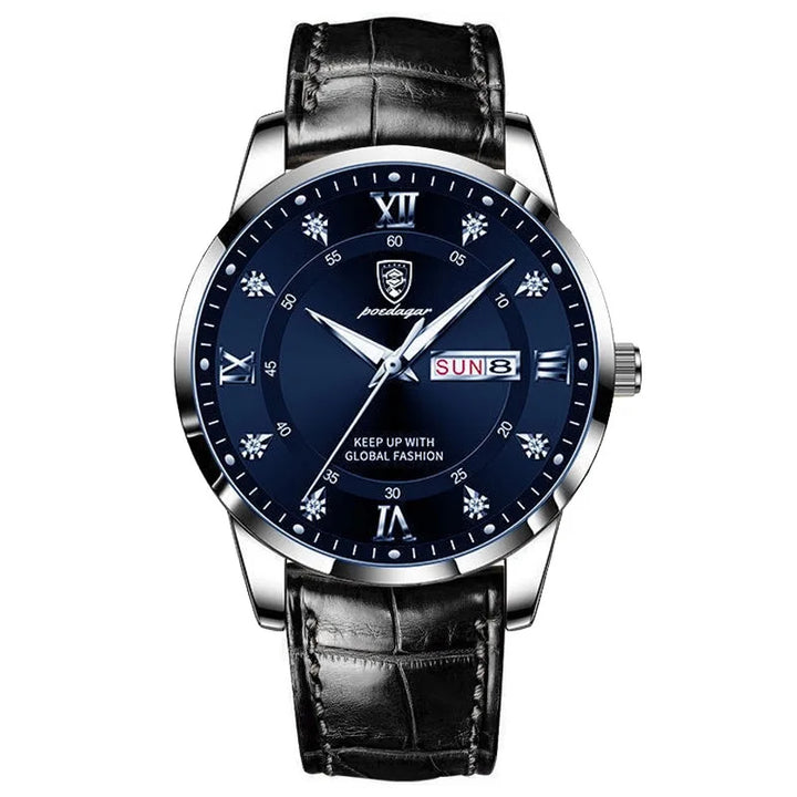 Luxury Waterproof Leather Quartz Watch