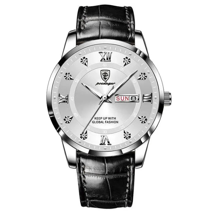 Luxury Waterproof Leather Quartz Watch