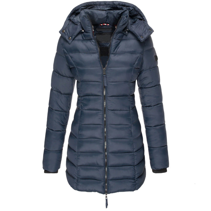 Luxury Wool Blend Double-Breasted Parka