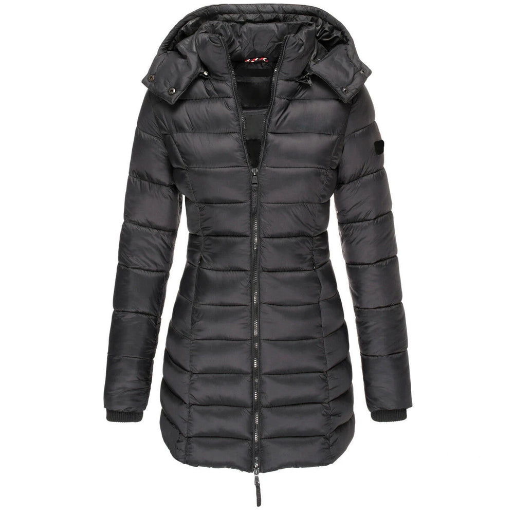 Luxury Wool Blend Double-Breasted Parka