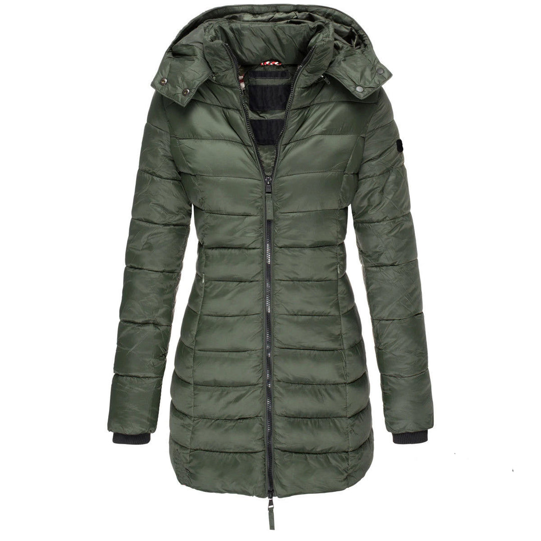 Luxury Wool Blend Double-Breasted Parka