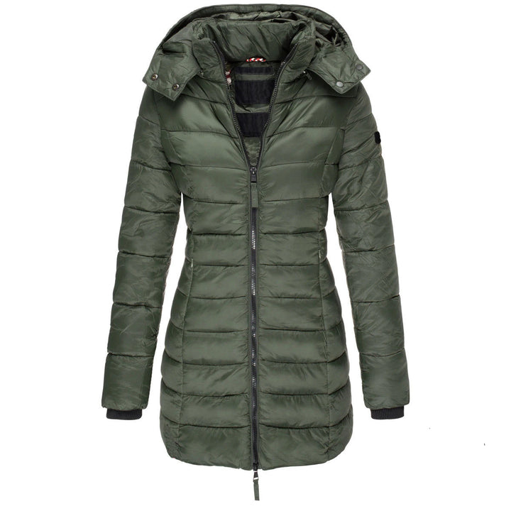 Luxury Wool Blend Double-Breasted Parka