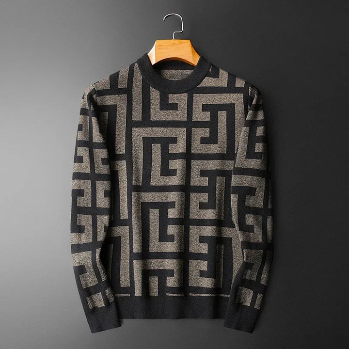Luxury Wool Pullover Men's Sweater