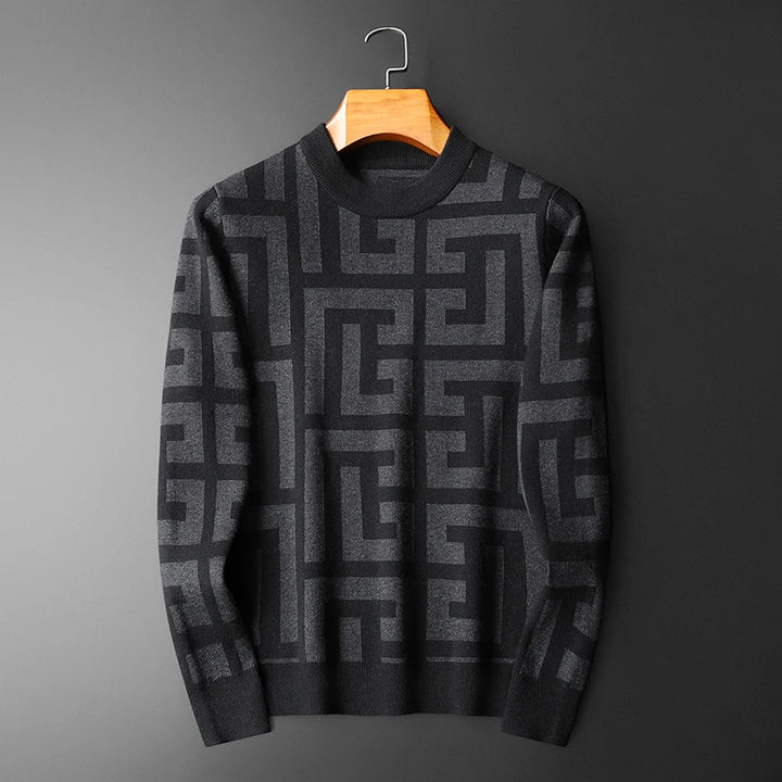 Luxury Wool Pullover Men's Sweater
