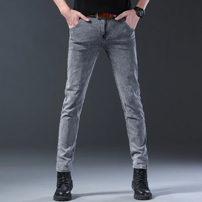 Men’s Slim Fit Grey Jeans