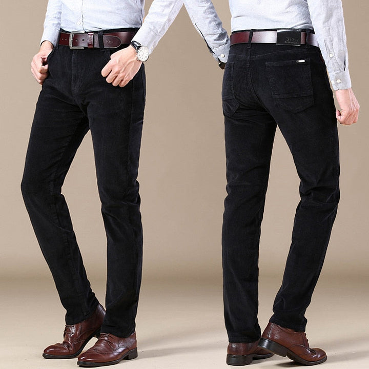 Men's Slim Fit Corduroy Pants