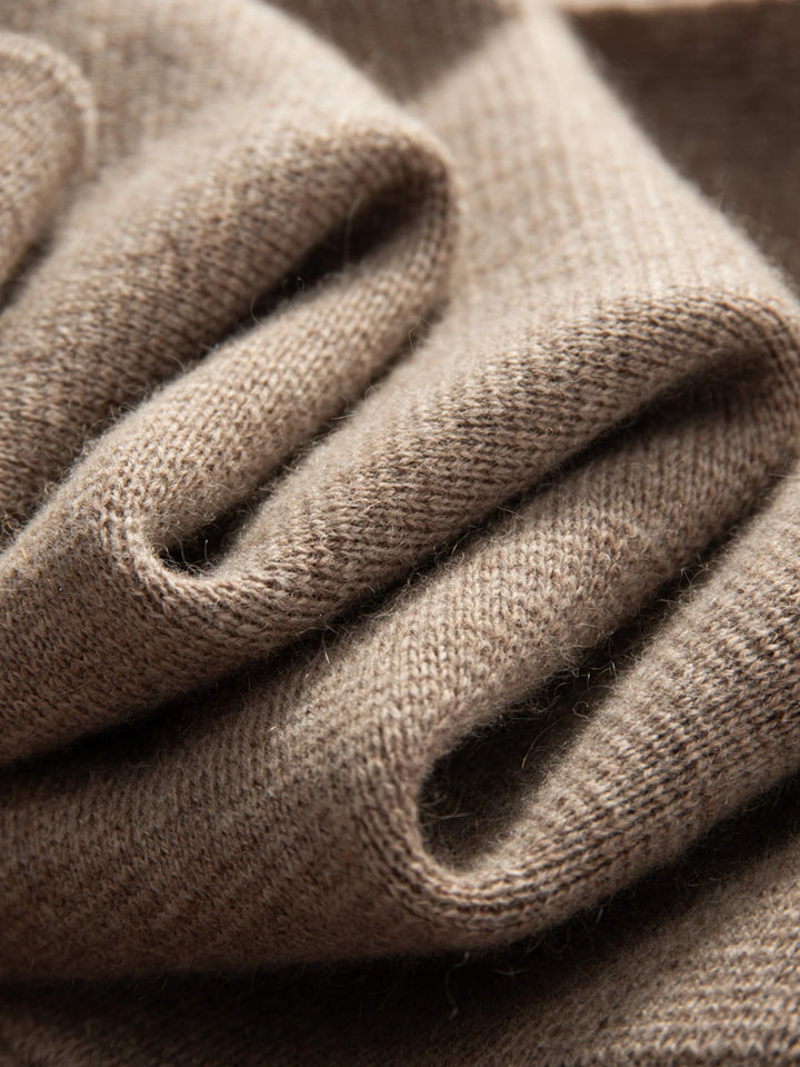 Men's 100% Cashmere Shawl Collar Knit Vest