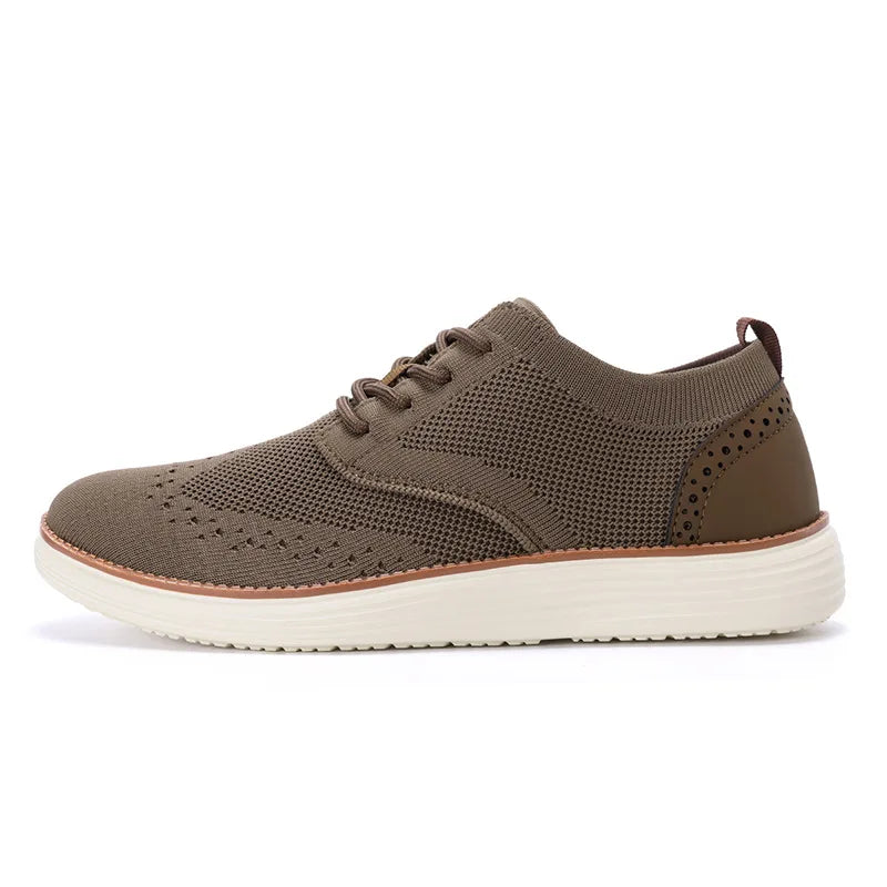  Men's Breathable Knit Casual Shoes