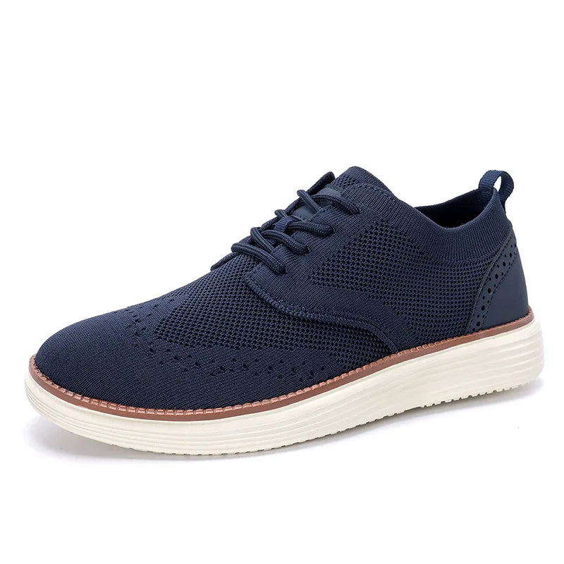  Men's Breathable Knit Casual Shoes