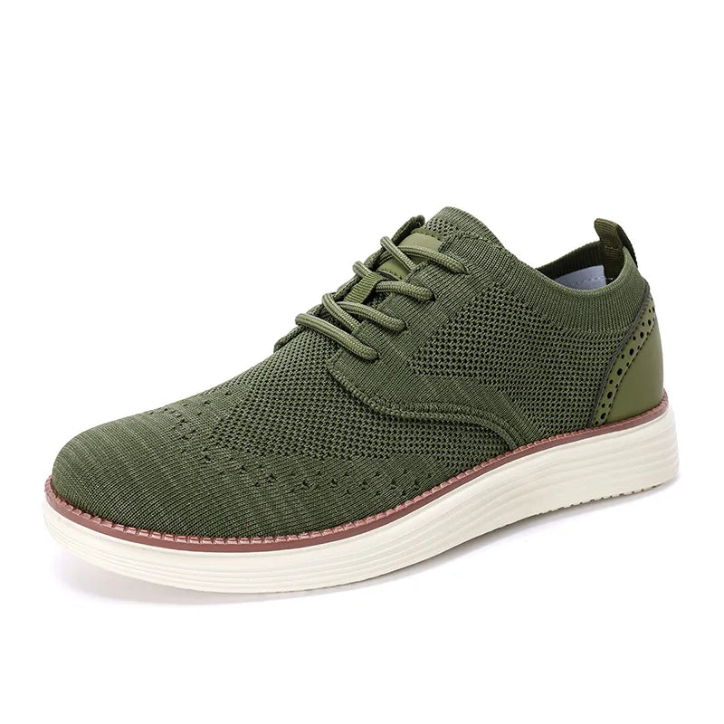  Men's Breathable Knit Casual Shoes