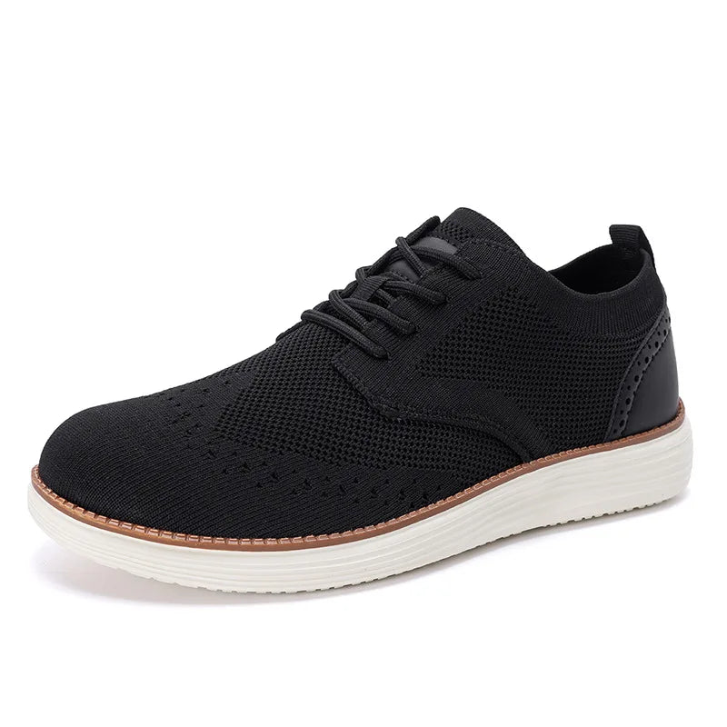  Men's Breathable Knit Casual Shoes