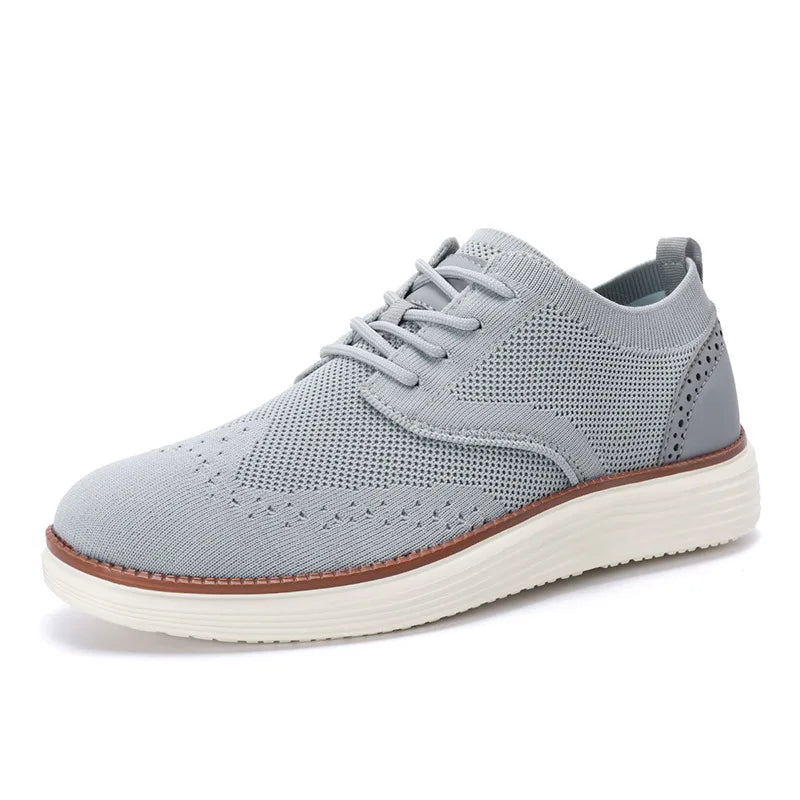  Men's Breathable Knit Casual Shoes