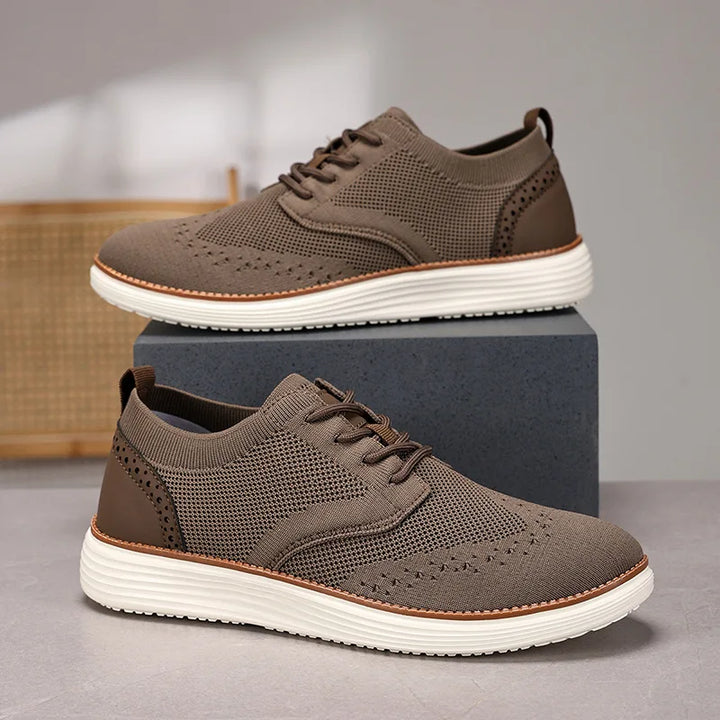 Men's Breathable Knit Casual Shoes