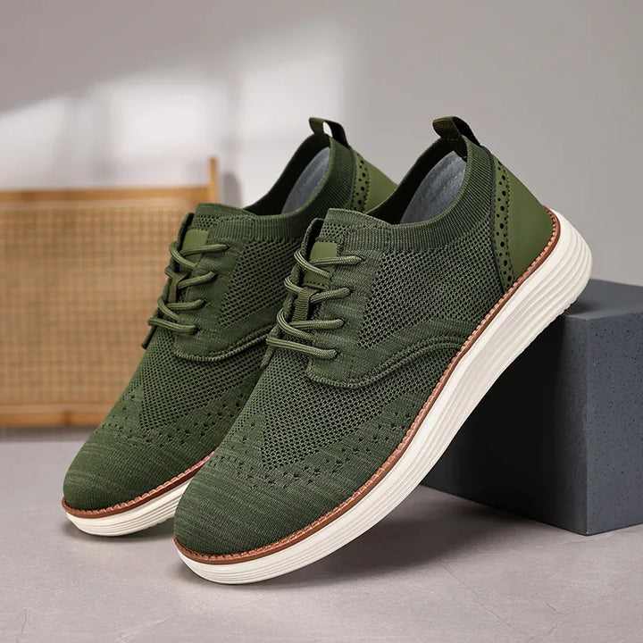  Men's Breathable Knit Casual Shoes