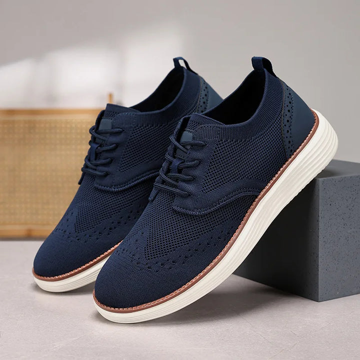  Men's Breathable Knit Casual Shoes