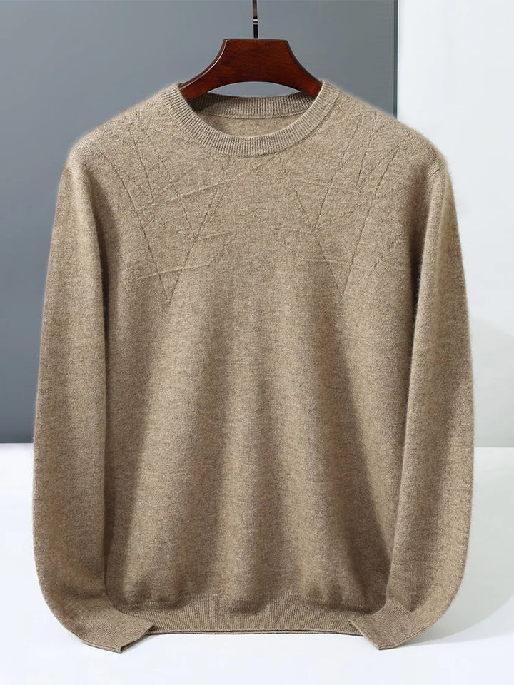  Men's Cashmere Crew Neck Sweater