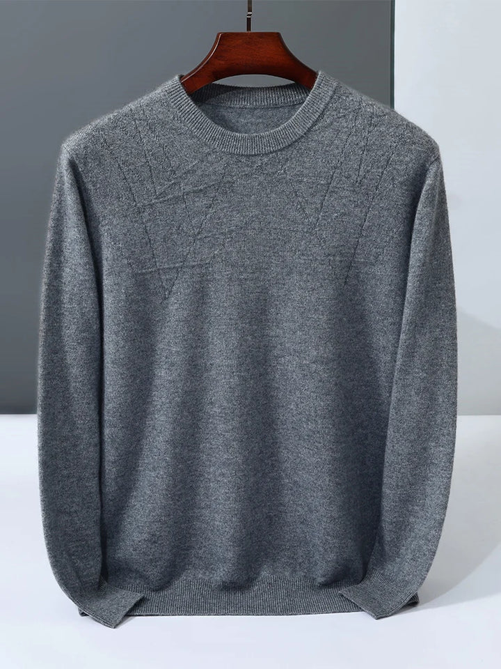  Men's Cashmere Crew Neck Sweater