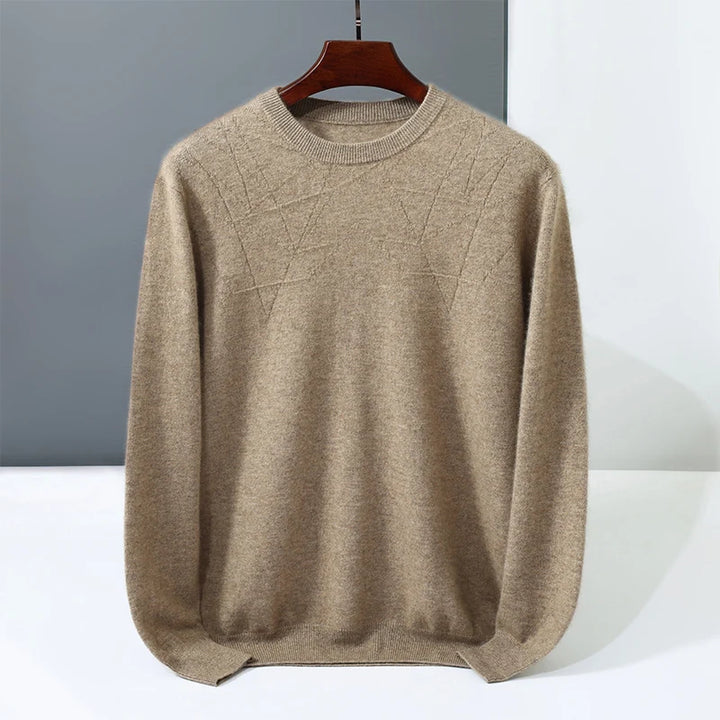  Men's Cashmere Crew Neck Sweater