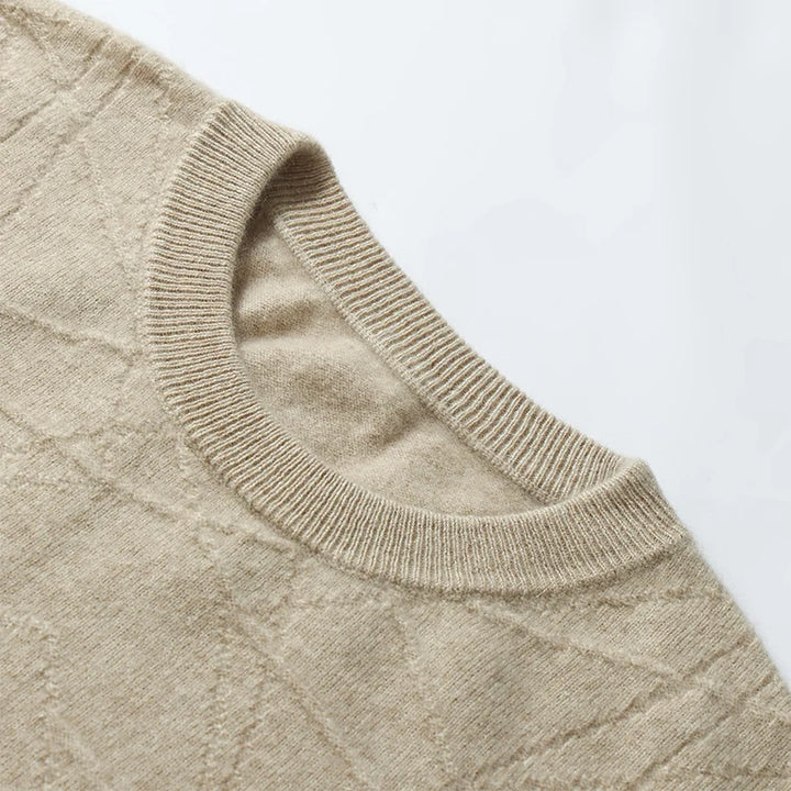  Men's Cashmere Crew Neck Sweater