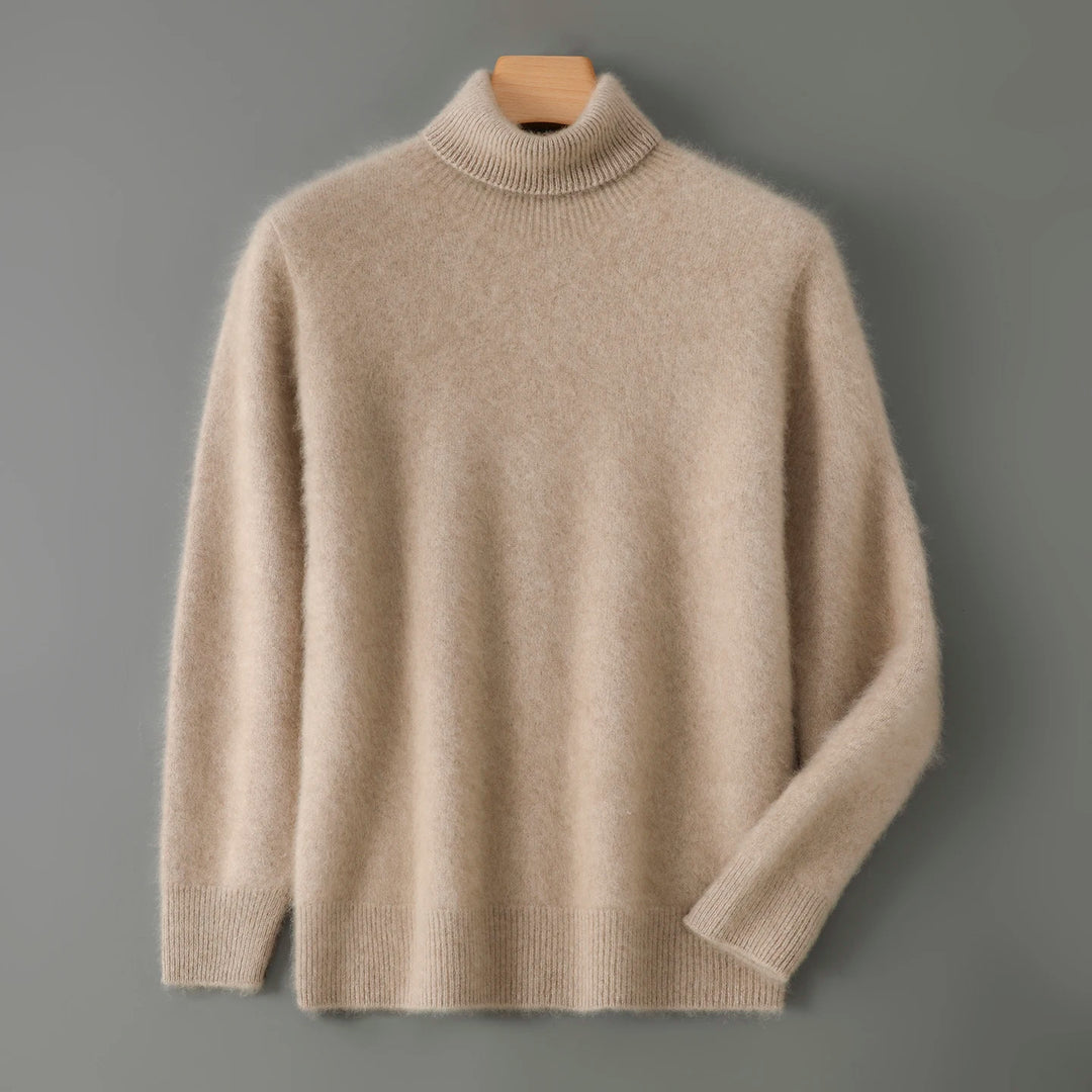 Men's Cashmere High Neck Sweater
