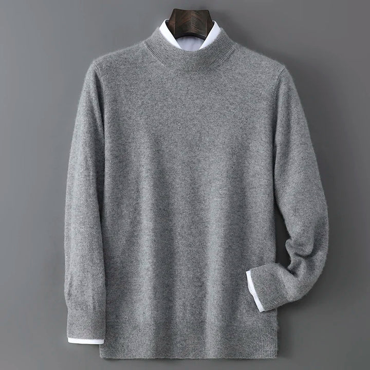 Men's Cashmere Mock Neck Sweater