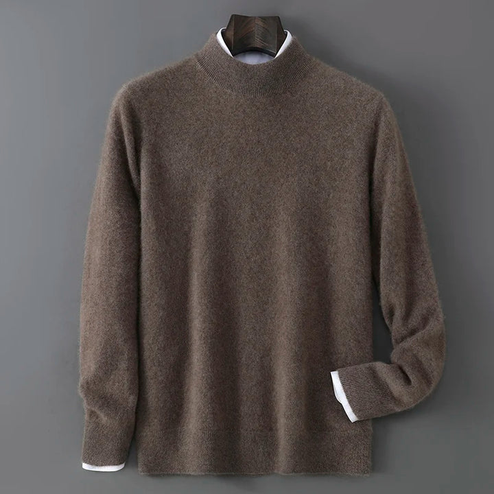 Men's Cashmere Mock Neck Sweater