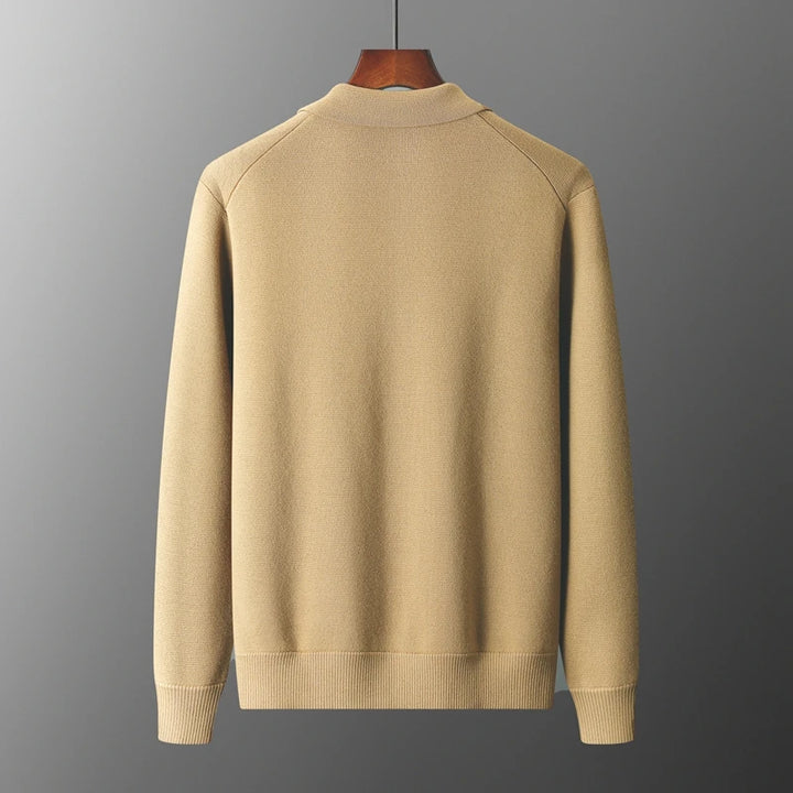 Men's Merino Wool Knit Cardigan Jacket