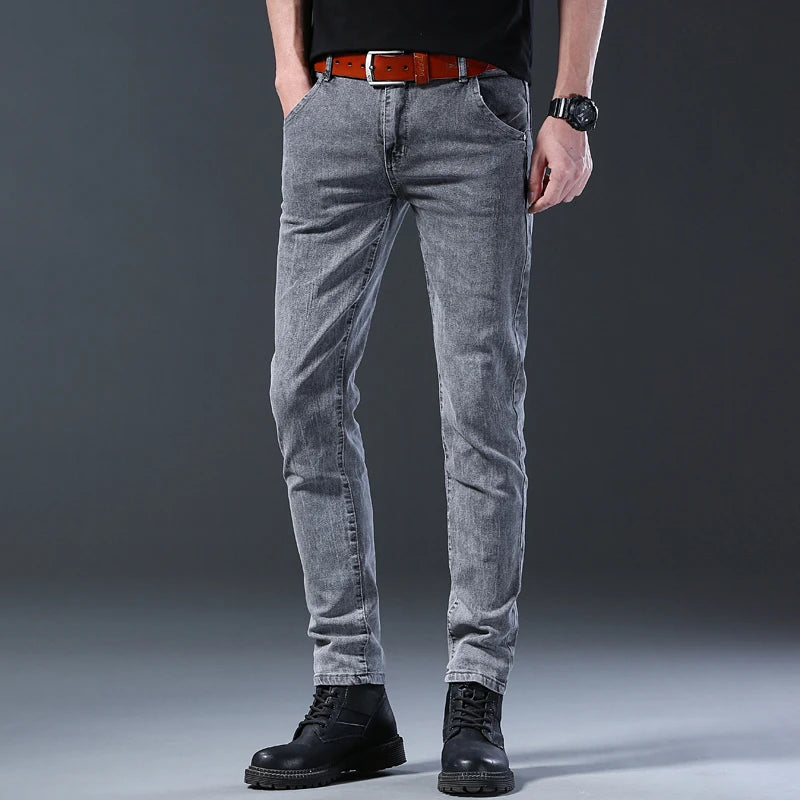 Men’s Slim Fit Grey Jeans