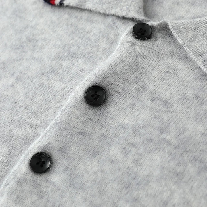 Men's Cashmere Knit Polo Shirt
