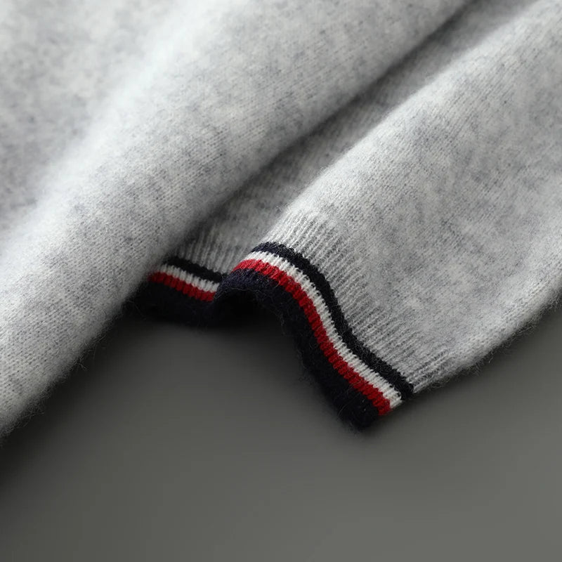 Men's Cashmere Knit Polo Shirt