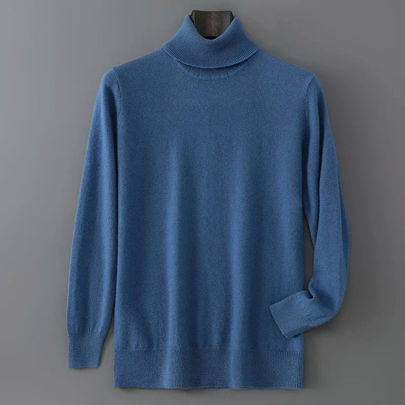 Men's Cashmere Turtleneck Sweater