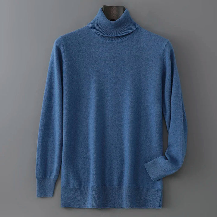 Men's Cashmere Turtleneck Sweater