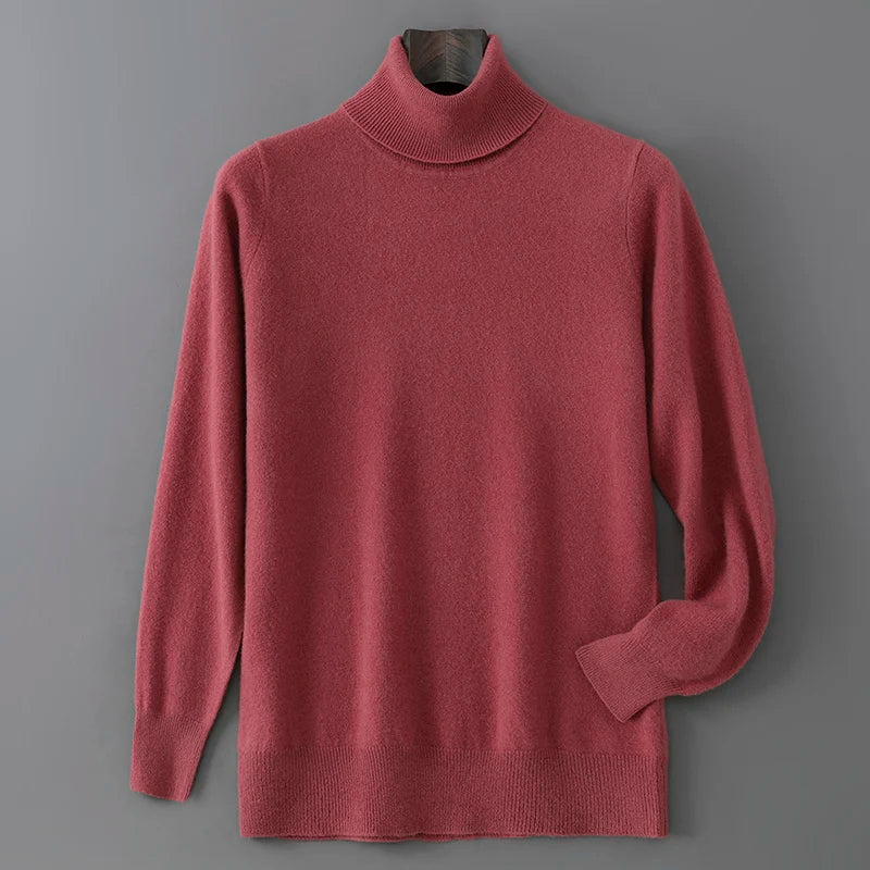 Men's Cashmere Turtleneck Sweater