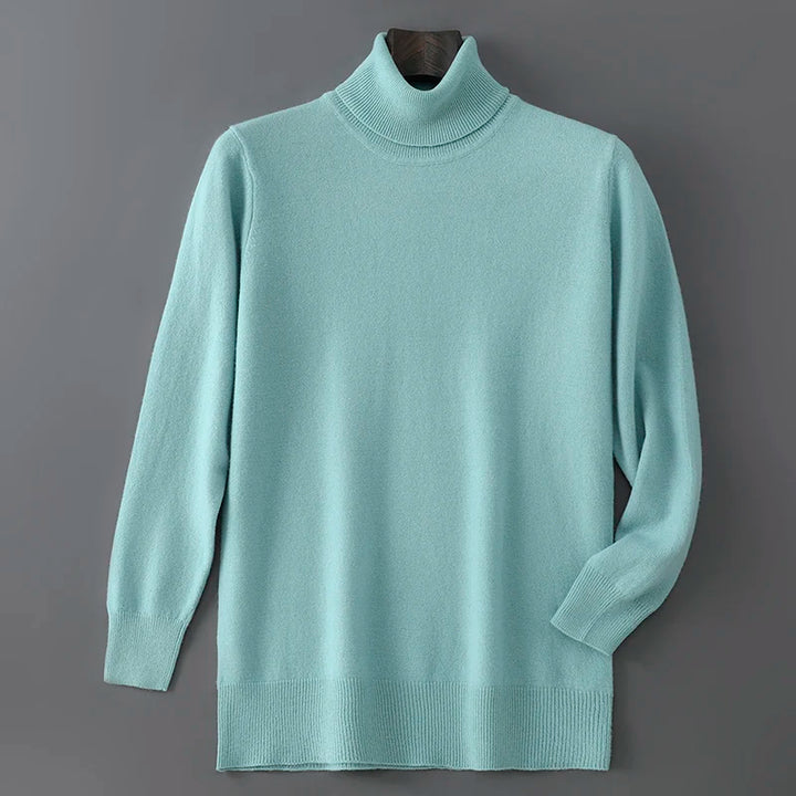 Men's Cashmere Turtleneck Sweater