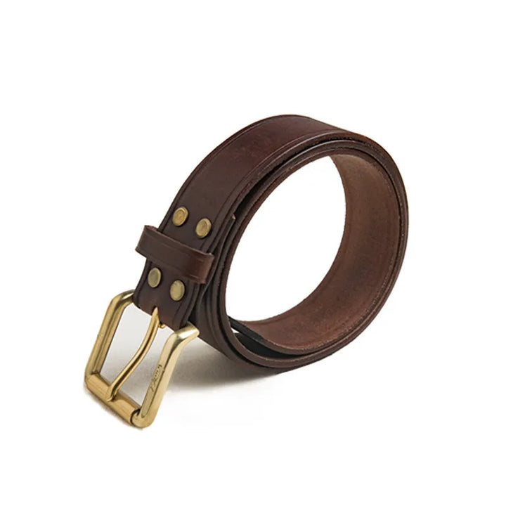 Men’s Genuine Leather Pin Buckle Belt