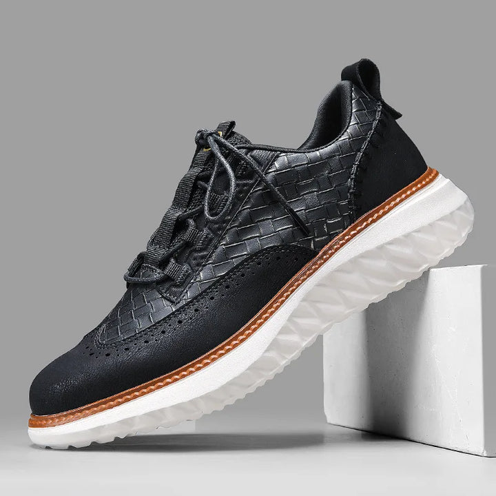 Men's Leather Brogue Chunky Sneakers