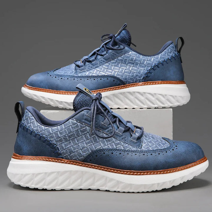 Men's Leather Brogue Chunky Sneakers