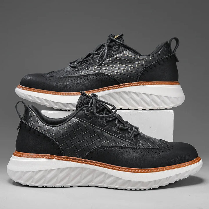 Men's Leather Brogue Chunky Sneakers
