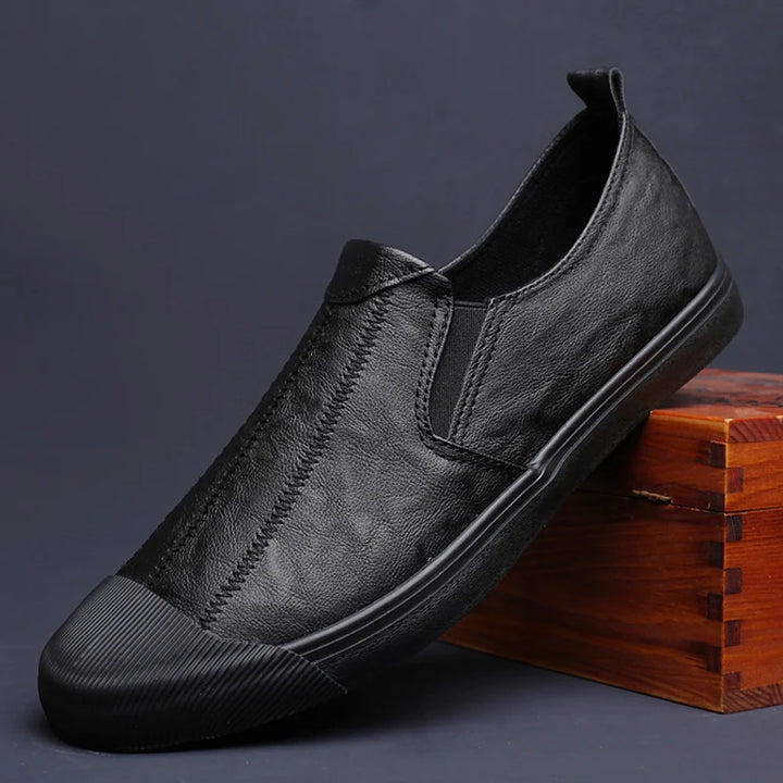 Men's Leather Slip-On Casual Loafers